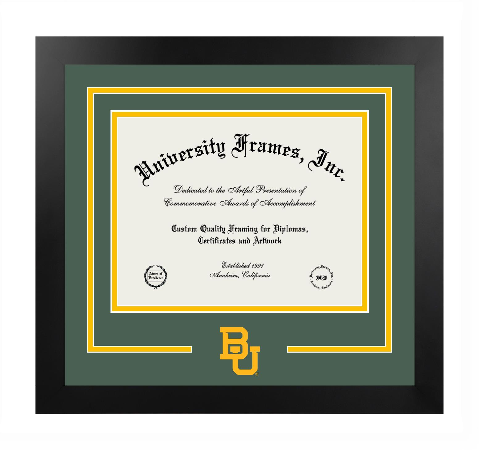Baylor University Logo Mat Frame