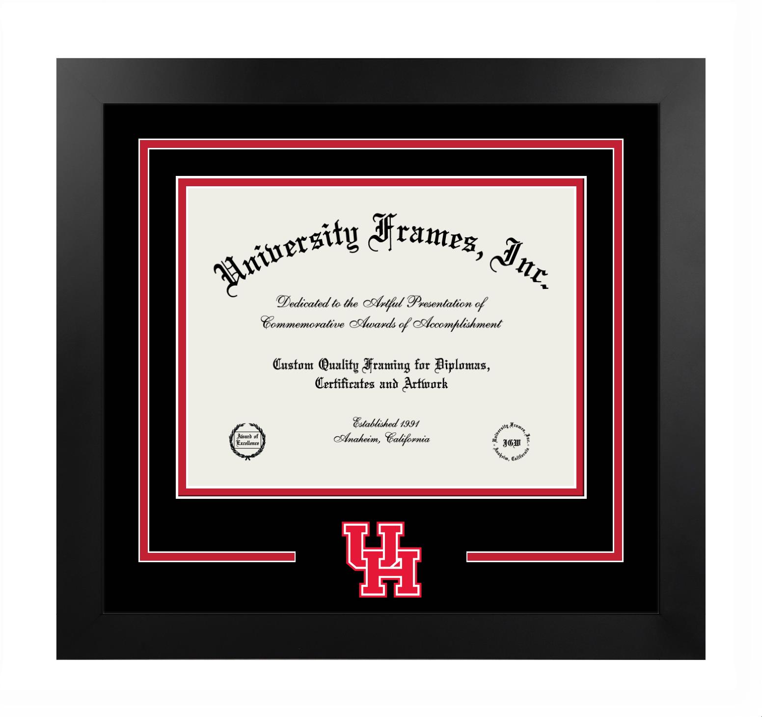 University of Houston Logo Mat Frame