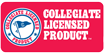 collegiate licensed product logo-vector