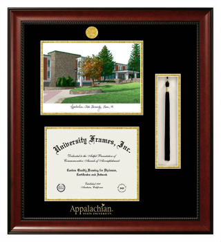 College Diploma Frames With Lithograph | Diploma with Campus Image