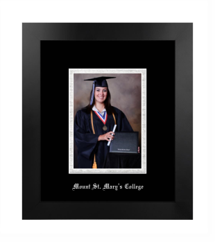 5 x 7 Portrait Frame in Manhattan Black with Black & Silver Mats