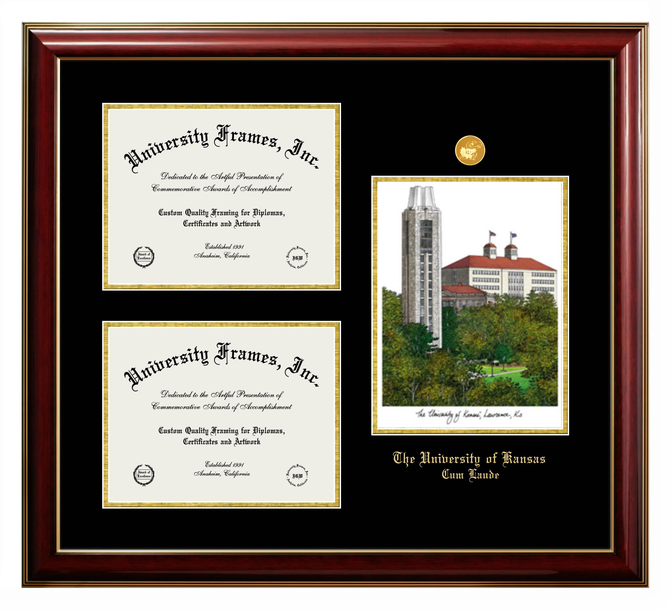 University of Kansas Cum Laude Diploma Frame | University Frames