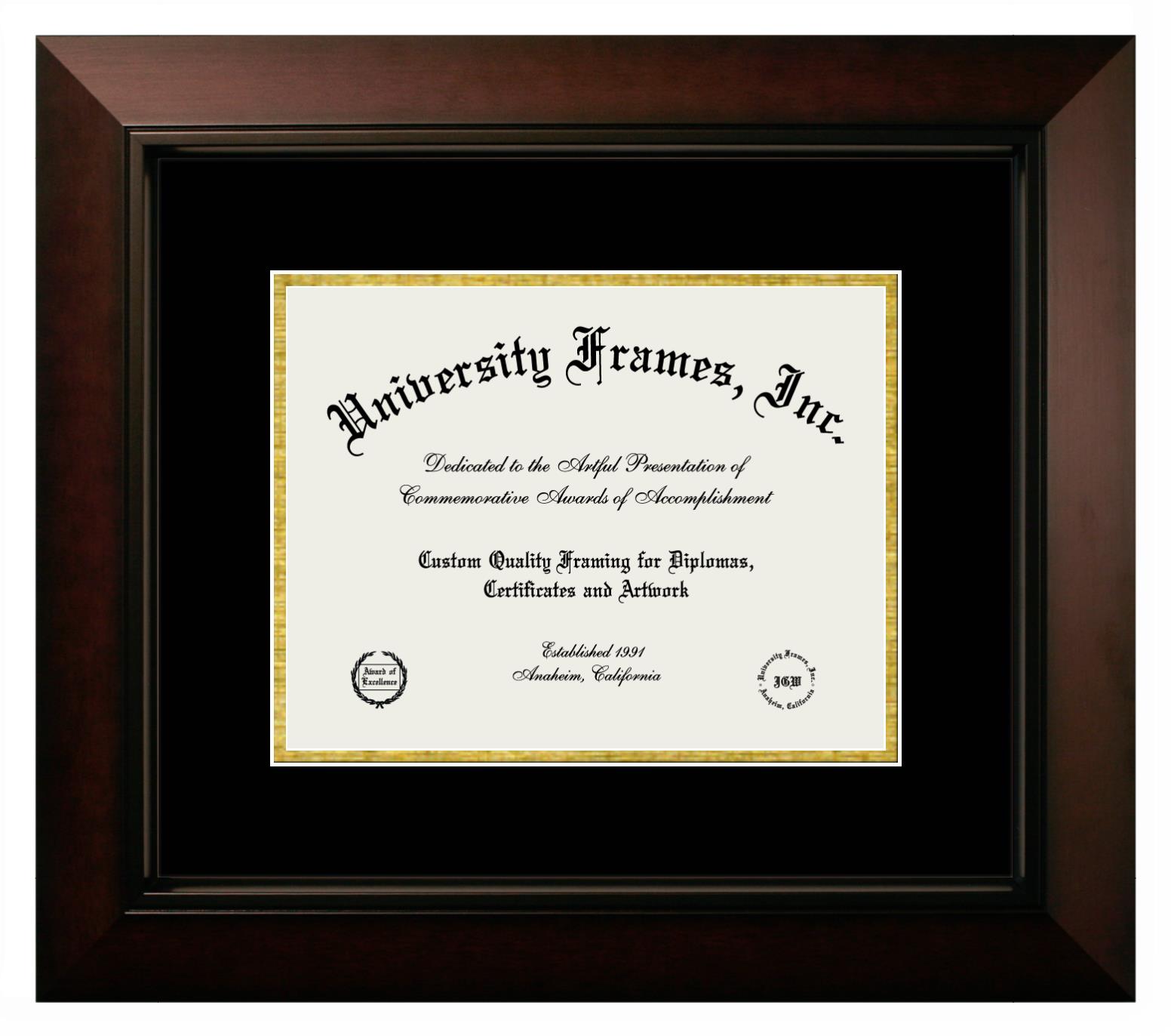 University Of Wyoming Diploma Frame 